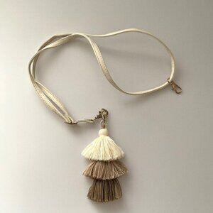NEW BOHO TASSEL CHARM WITH STRAP